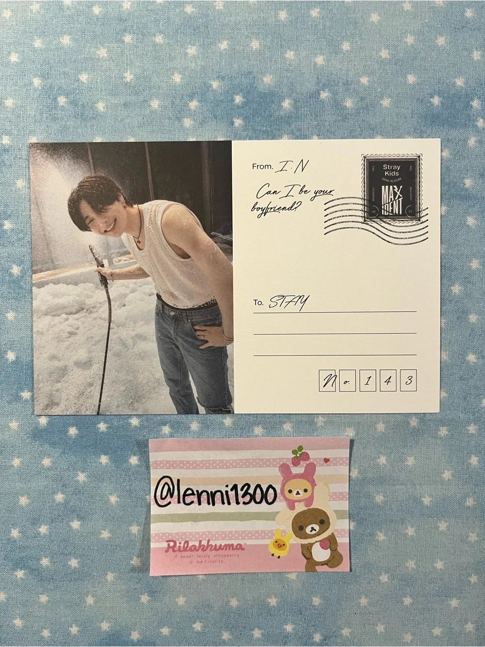 [I.N] Stray Kids MINI ALBUM-MAXIDENT-Offical Kpop Photocard
